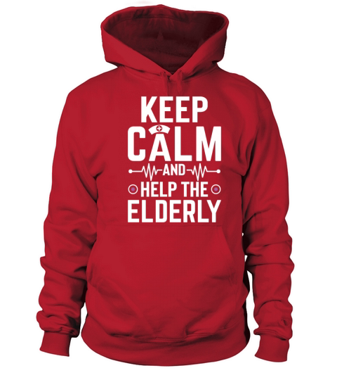 Stay calm and help the elderly seniors Women's Hoodie