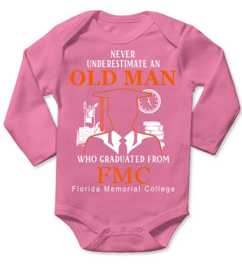 Florida Memorial College Long Sleeve Baby One-Piece