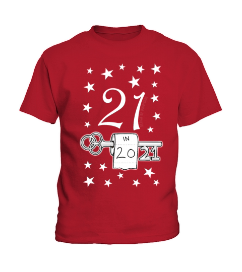 21 In 2021 21st Birthday Twenty-First Key Kids T-Shirt