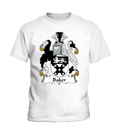 Baker Family Crest / Coat of Arms British Family Crests Kids T-Shirt