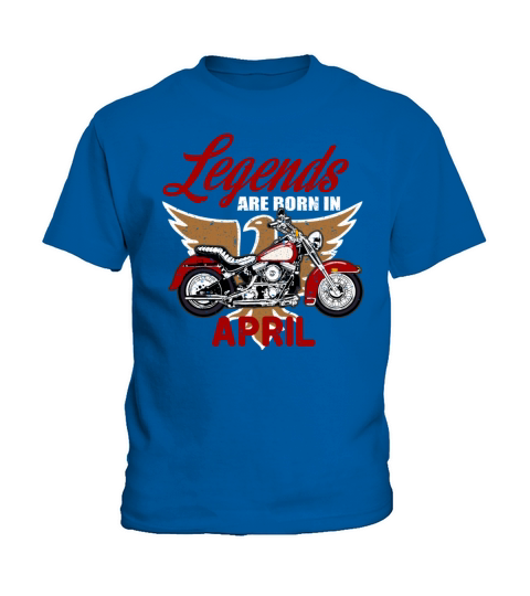LEGENDS ARE BORN IN APRIL Kids T-Shirt