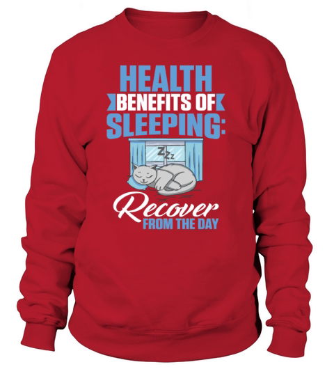 Lazy Tired Sleeping Pajamas Benefits To Sleep Women's Sweatshirt