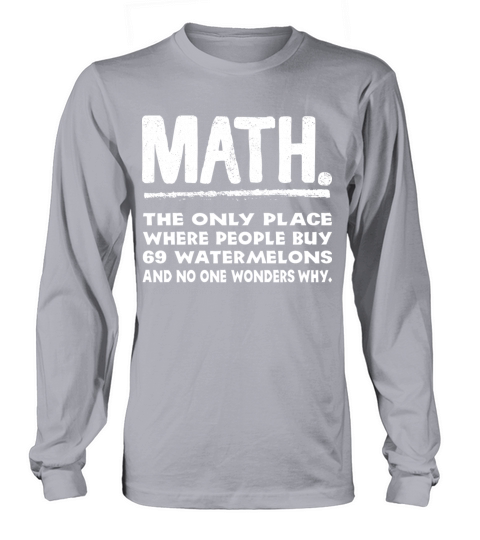 Math Watermelons Women's Long Sleeve