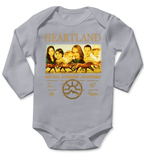 Heartland 2007 2021 14 seasons 221 episodes signatures Long Sleeve Baby One-Piece