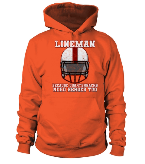 Football Lineman quarterbacks need heroes too Women's Hoodie