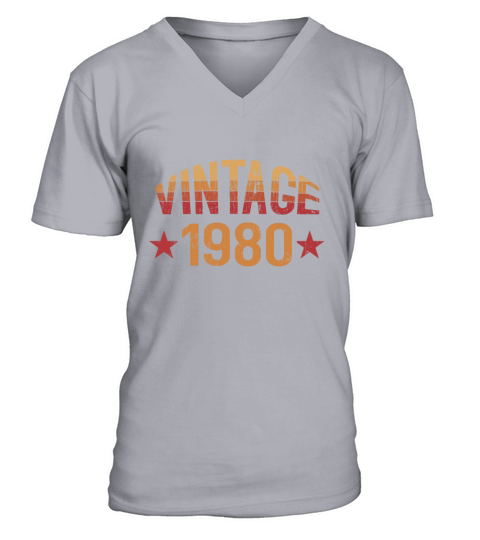 Vintage 1980 Men's V-Neck T-shirt
