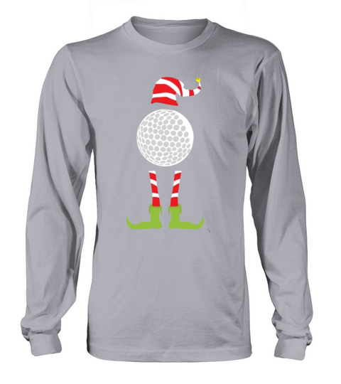 FUNNY GOLF ELF CHRISTMAS GIFT LOVERS Women's Long Sleeve