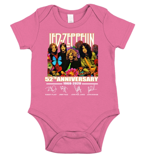 Led Zeppelin Art Short Sleeve Baby One-Piece