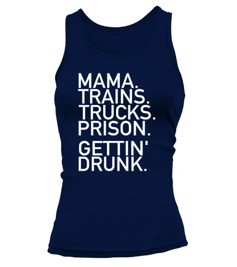 Mama Trains Trucks Tank top Woman