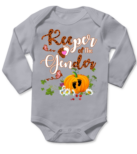 Keeper Of The Gender Reveal Baby Halloween Party Long Sleeve Baby One-Piece