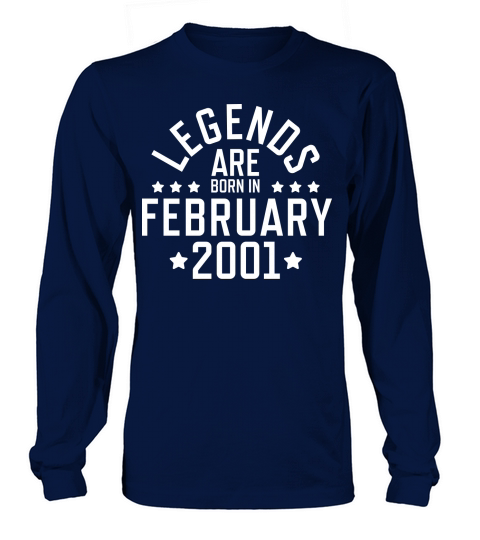 Legends are born February 2001 Women's Long Sleeve