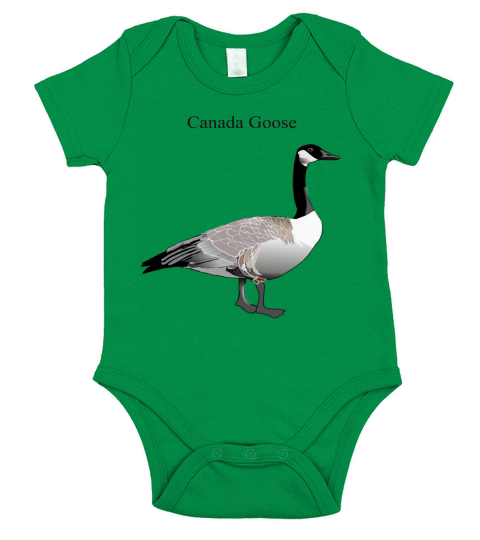 Canada Goose T-shirt Waterfowl Lover Short Sleeve Baby One-Piece