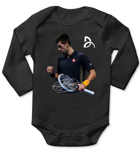 Novak Djokovic Signature shirt Long Sleeve Baby One-Piece