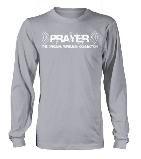 Prayer The Original Wireless Connection Faith God Women's Long Sleeve
