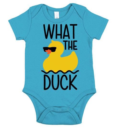 What The Duck Short Sleeve Baby One-Piece
