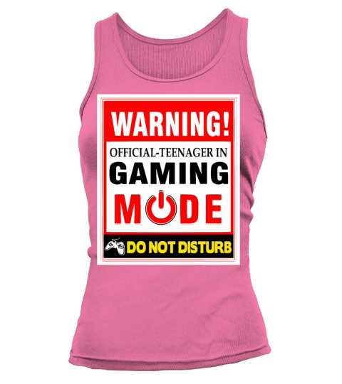 Official Teenager In Gaming Mode Warning Women's Tank Top