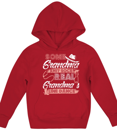 Line Dance Grandma - Funny Line Dancer Kids Hoodie