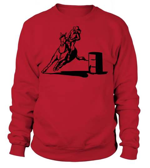 barrel racing lady with horse Women's Sweatshirt