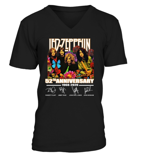 Led Zeppelin Art V-Neck T-shirt