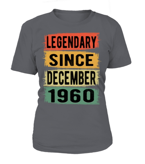 Birthday Retro Legendary December 1960 Women's T-Shirt