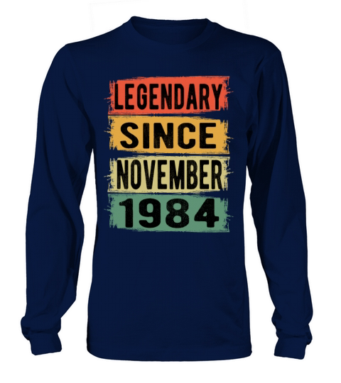 Birthday Gift November 1984 Men's Long Sleeve