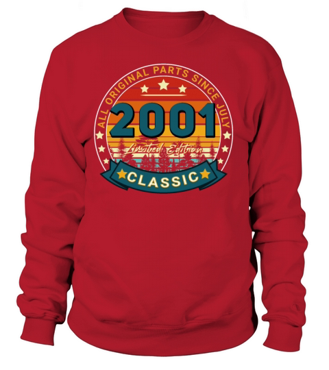 July 2001 Vintage Gift Idea Women's Sweatshirt
