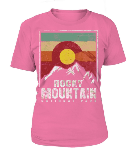 Vintage Rocky Mountain National Park Shirt Colorad Women's T-Shirt