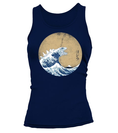 Hokusai Kaiju - Vintage version Women's Tank Top
