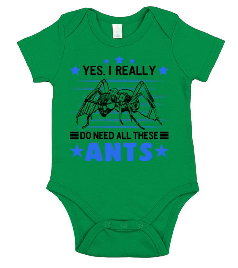 Ants Ant Farm Anthill Gift Short Sleeve Baby One-Piece