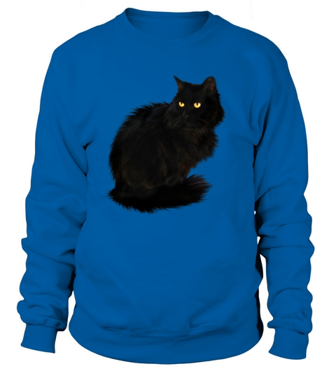 BLACK CAT STARE Women's Sweatshirt