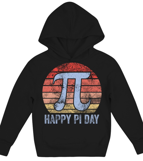 PI Day 2022 Math Lover Mathematics Retro Vintage Kids Hoodie