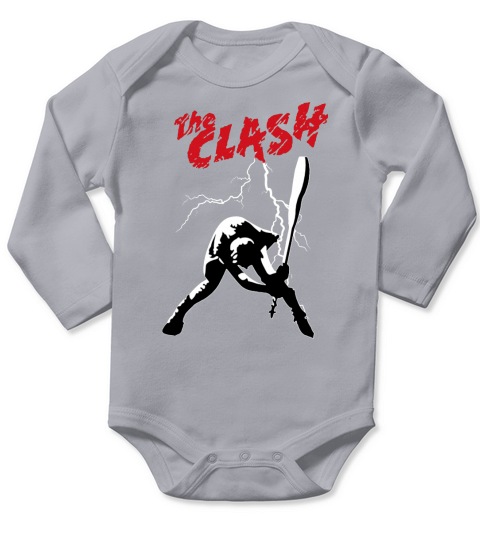the clash - t-shirt Long Sleeve Baby One-Piece