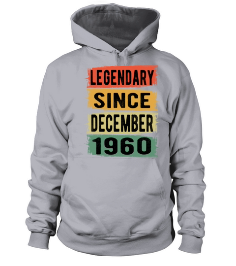 Birthday Retro Legendary December 1960 Women's Hoodie