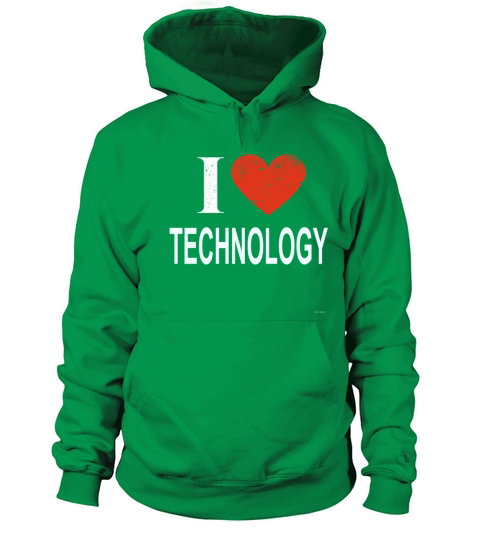 I Love Technology Men's Hoodie