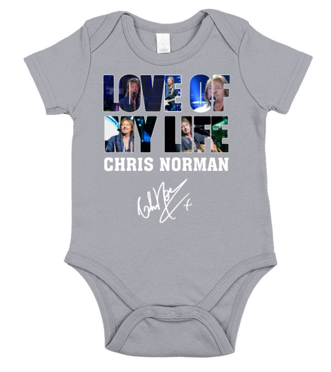 LOVE OF MY LIFE   CHRIS NORMAN Short Sleeve Baby One-Piece