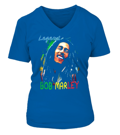 Bob Marley V-neck T-Shirt Woman