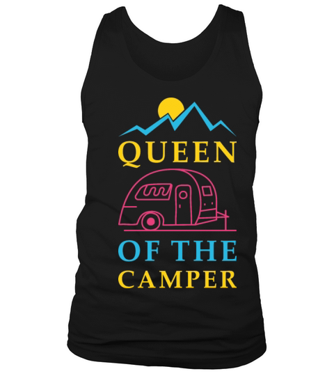 Queen of the RV - Camping Camper Vacation Gift Men's Tank Top