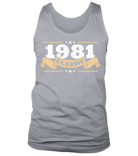 Anniversary 1981 Classic Matching Couple Distresse Men's Tank Top