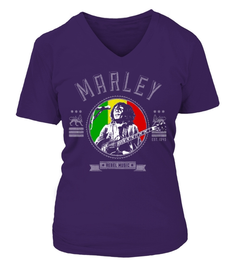 Bob Marley V-neck T-Shirt Woman