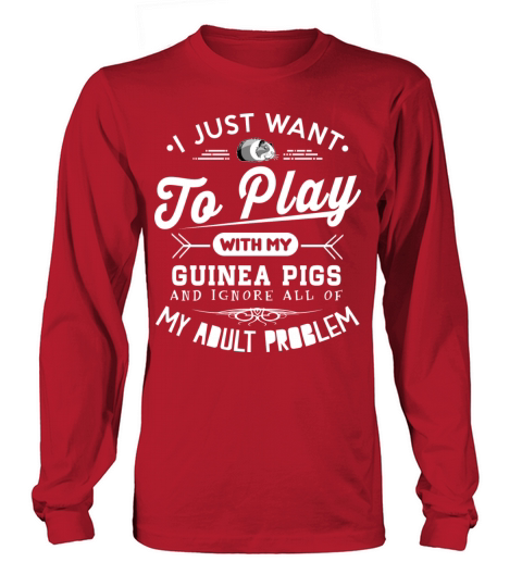 Guinea Pigs Lover Women's Long Sleeve