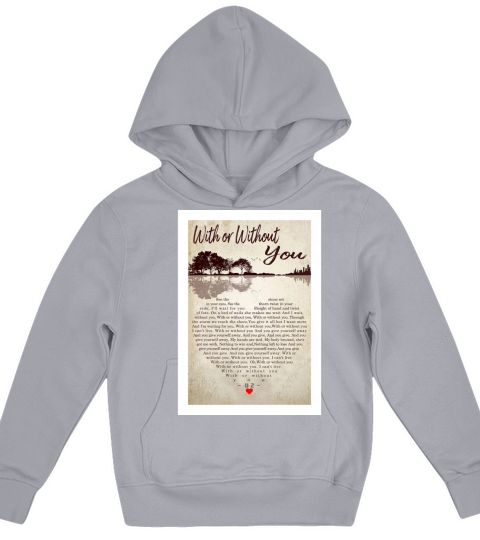 With Or Without You - Coffee Mug (colored) Kids Hoodie
