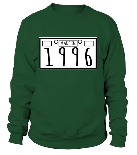 Birthday Gift - Made In 1996 - Plate Number Design Women's Sweatshirt