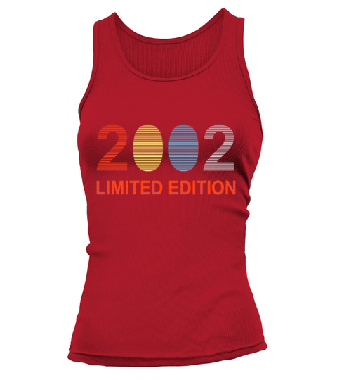 18th birthday 18 years man woman vintage 2002 gift Women's Tank Top