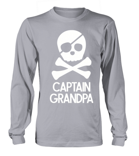 Pirate - Mens Captain Grandpa Pirate Women's Long Sleeve