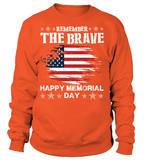Memorial Day Remember the Brave Women's Sweatshirt
