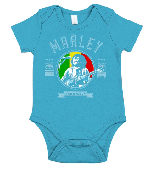 Bob Marley Short Sleeve Baby One-Piece