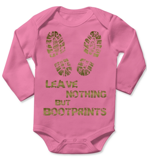 BOOTPRINTs HIKING TEE ADDICT Long Sleeve Baby One-Piece