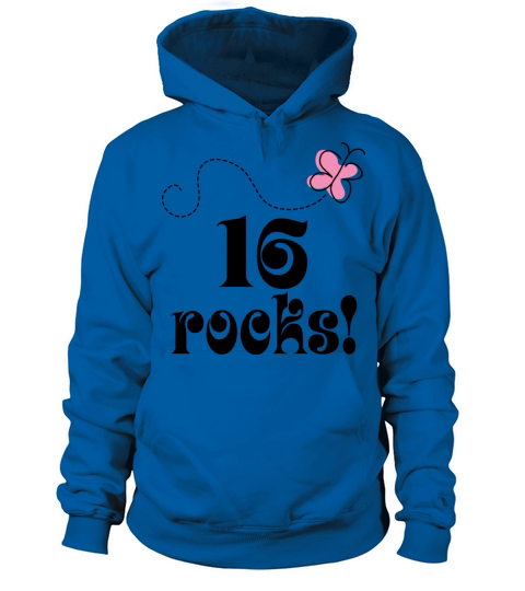 16th Birthday 16 Rocks Women's Hoodie