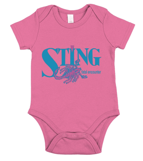 Aew Sting Scorpio Fatal Encounter Short Sleeve Baby One-Piece