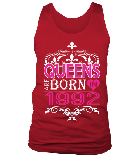Queens Are Born In 1992 Happy Mothers Day Men's Tank Top
